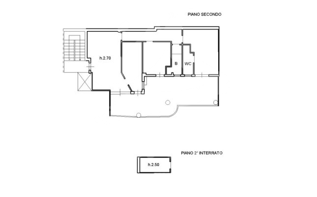 Ingrandimento planimetria appartamento + cantina Ingrandimento planimetria appartamento + cantina