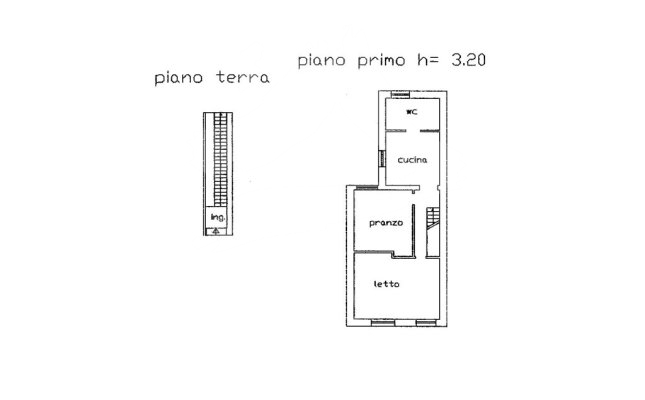 Ingrandimento planimetria piano primo Ingrandimento planimetria piano primo